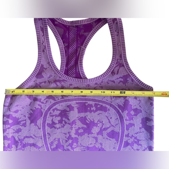 Lululemon Swiftly Tech Racerback Heathered Tender Violet Sz 6 - Picture 6 of 8